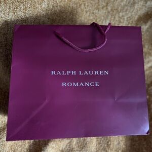 Ralph Lauren Burgundy Gift Bag